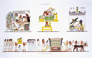 Begrafenisrituelen, uit een zeldzaam verslag van fresco